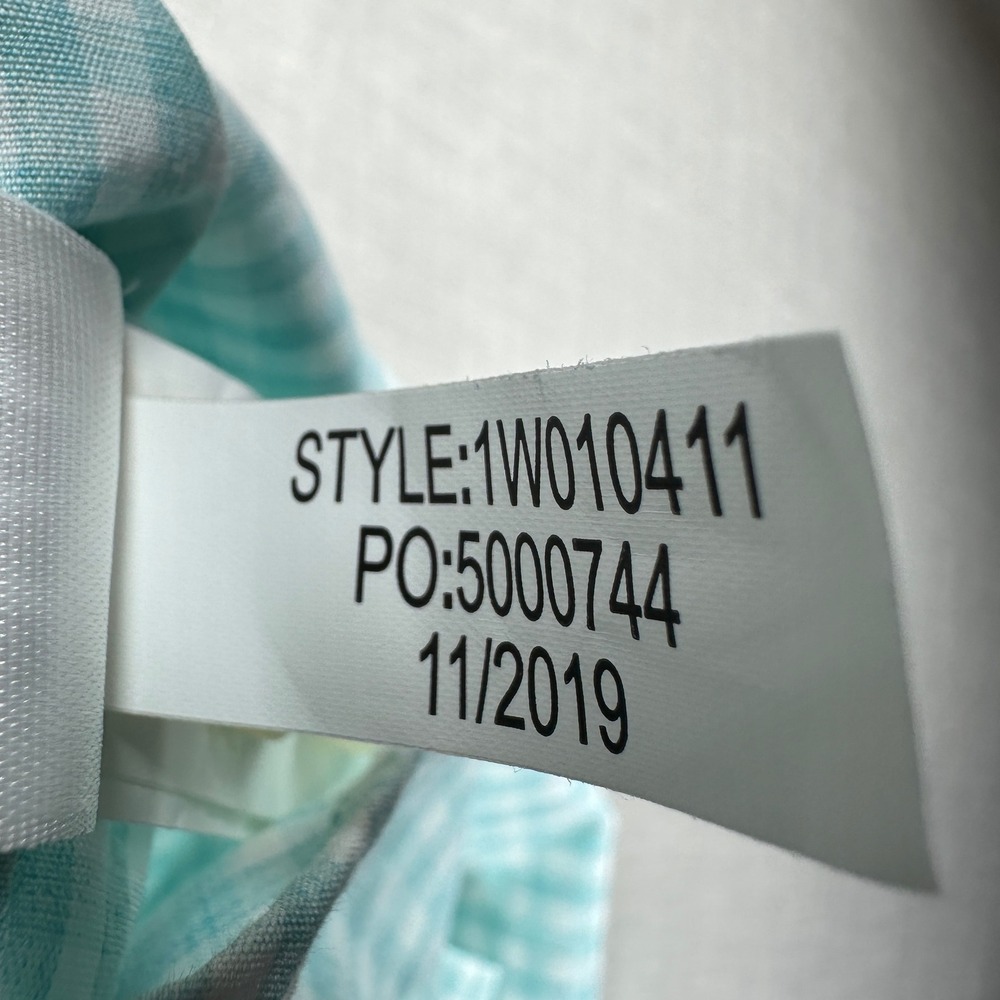 Vineyard Vines Tucker Shirt Mens M Blue Gingham Classic Fit Cotton Stretch - Picture 11 of 14